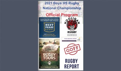 Boys Hs Nationals E Program Goff Rugby Report