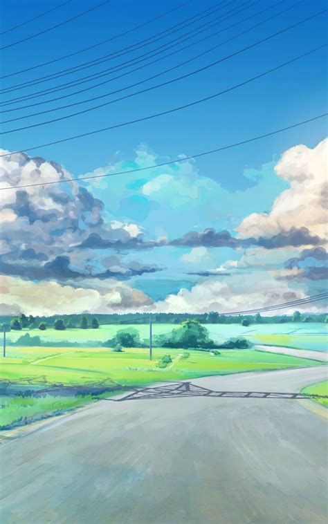 Anime Summer Scenery Wallpaper