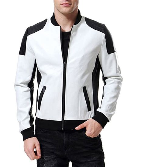 White Mens Bomber Jacket Dralregionlimagobpe