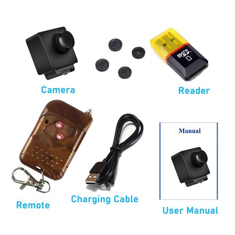 918r Spy Button Dvr Camera Video Recorder All In One Remote Control 90