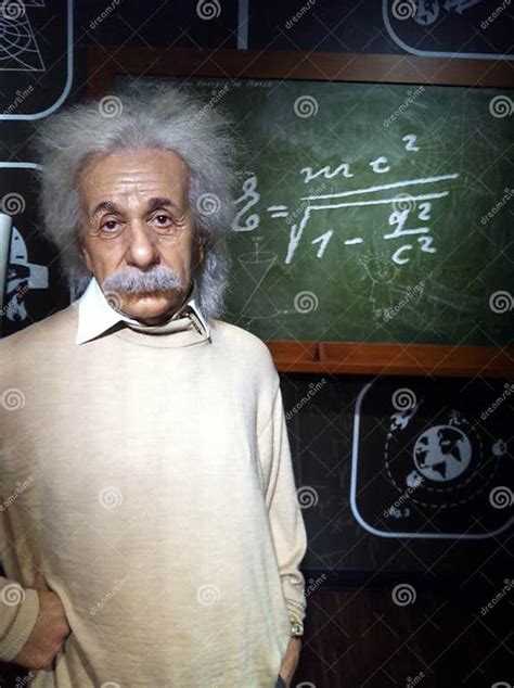 Albert Einstein Wax Figure Editorial Stock Image Image Of Albert