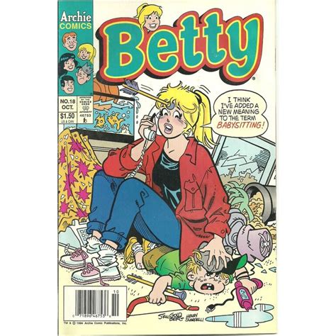 Betty Comic 18 Oct October 1994 Archie Comics Series Betty In Beach