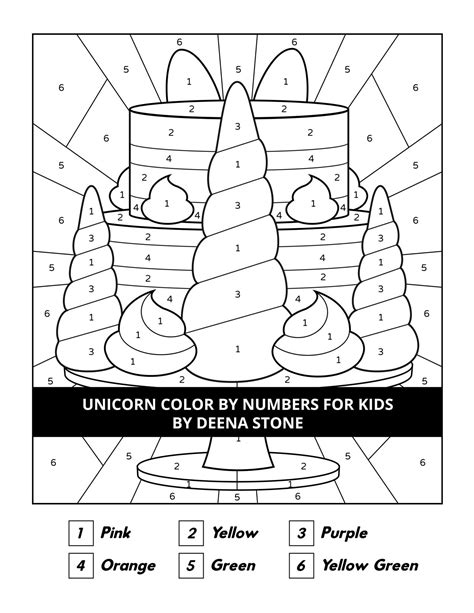 26 Best Ideas For Coloring Unicorn Color By Number Printable