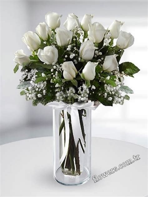 15 White Rose Arrangement