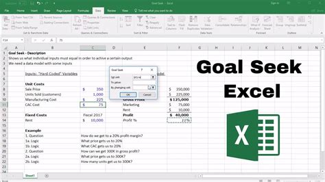 How To Use Goal Seek In Excel For Multiple Cells Mager Guys