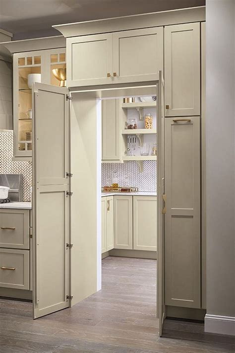 Door To Pantry Hidden In Cabinetry Hidden Pantry Pantry Design Home