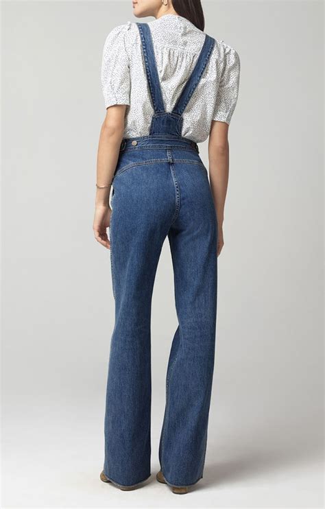 Faye Button Front Overall In Comeback Jumpsuits Women S WOMEN S