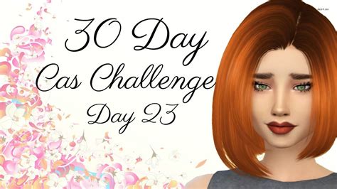 Симс 4 30 Day Cas Challenge Day 23 Дикая кошка Youtube