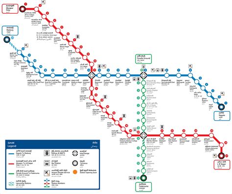 Hyderabad Metro Hmrl Metro Routes Timing And Fares Routes Maps