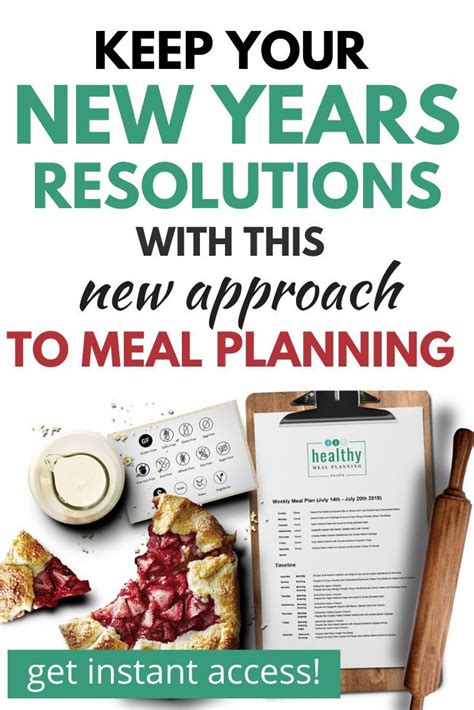 Keep Your New Years Resolutions With This New Approach To Meal Planning