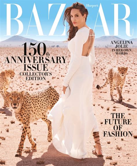 Angelina Jolie Harpers Bazaar November 2017 Cover Photoshoot