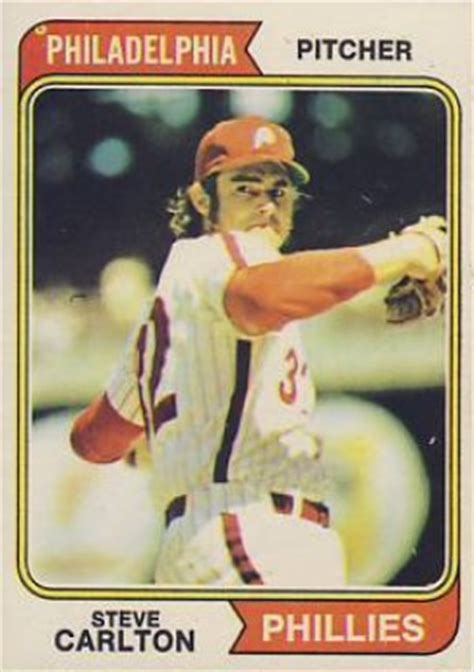 We do not factor unsold items into our prices. 1974 Topps Steve Carlton #95 Baseball Card Value Price Guide