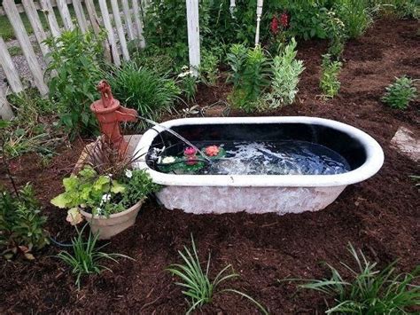 Bathing Beauties Repurposing Bathtubs In The Garden Outdoor Tub