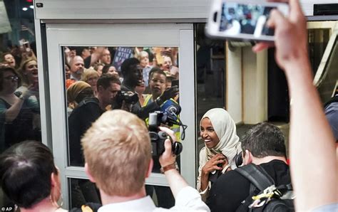 Ilhan Omar Receives A Heros Welcome At Minneapolis Airport Daily