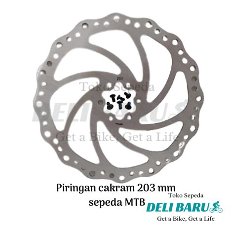 Jual Piringan Rem Cakramrotor 203 Disc Brake Diameter 203 Cm Sepeda