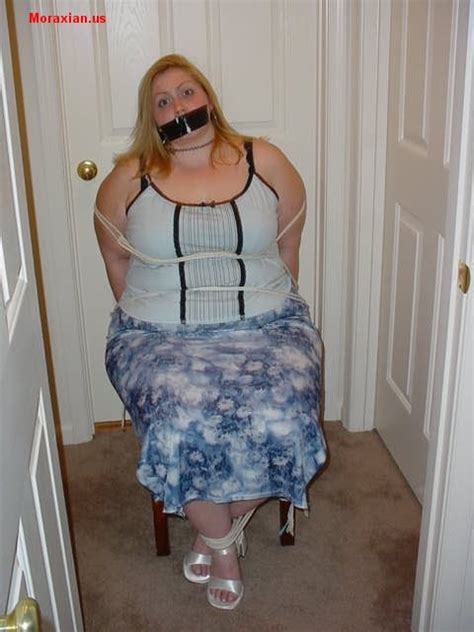 Bbw Lover On Twitter Ivy Tied To A Chair And Tape Gagged By Moraxian
