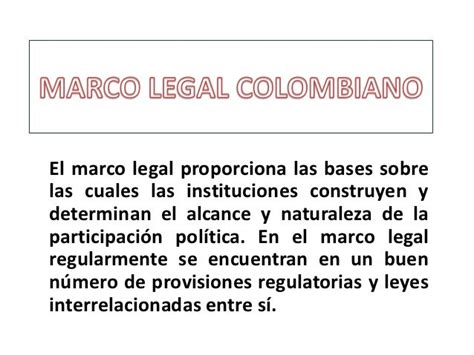 Marco Legal Colombiano 3