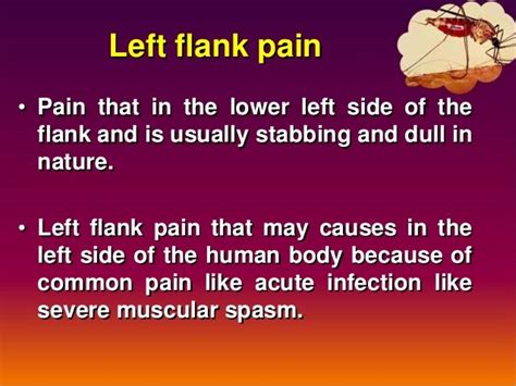 Left Flank Pain Causes Symptoms Diagnosis And Treatment
