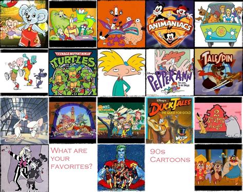 Nostalgic 90s Cartoons