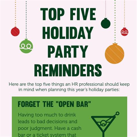 Top 5 Holiday Party Reminders Pdf