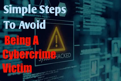 Simple Steps To Avoid Being A Cybercrime Victim — Inferius By