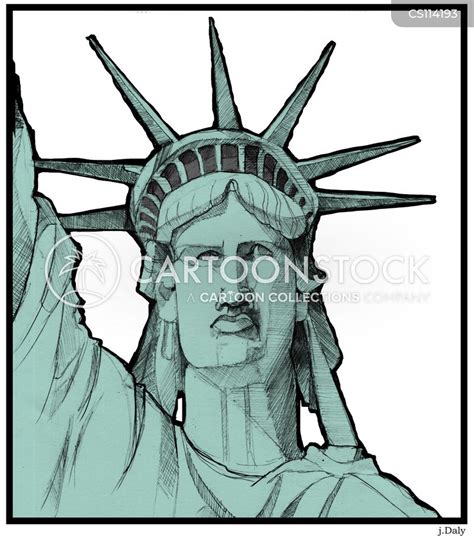 Statue Of Liberty Cartoons And Comics Funny Pictures From Cartoonstock