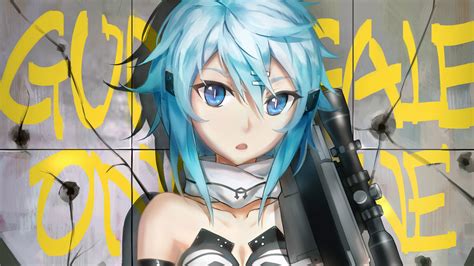 Sword Art Online Sinon Wallpaper Wallpapersafari