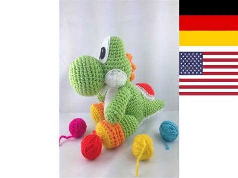 Yoshi is a playable character in super smash bros. Dino Pattern Amigurumi PDF Deutsch - English | Crochet ...
