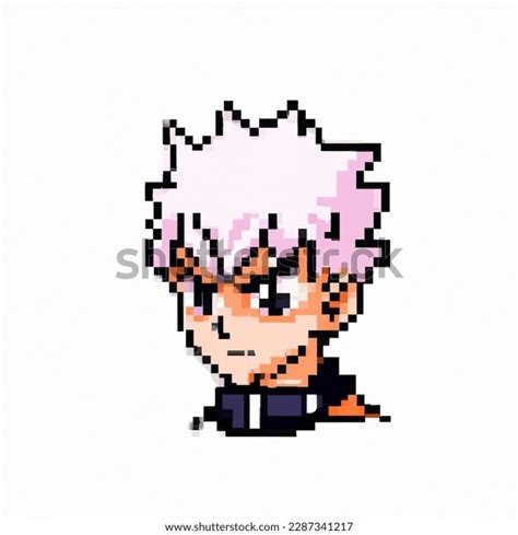 Killua Pixel Art Imagem Gerada Por Ia 2287341217 Shutterstock