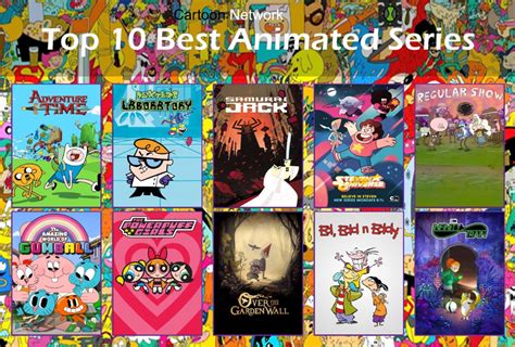 Top 10 Best Cartoon Network Animated Series By Deadpoolguy77 On Deviantart