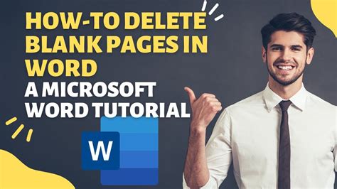 Remove Or Delete Extra Pages In Ms Word Fast Youtube