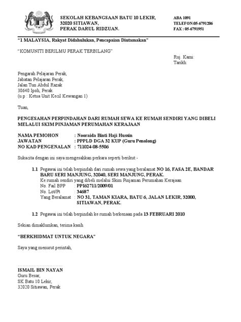 Contoh Surat Pengesahan Kerja Sendiri