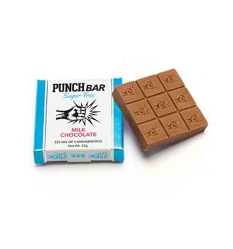 Sugar Free Punch Bars 225mg Thc Dark Chocolate Edibles Order Weed
