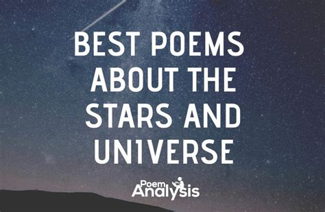 10 Of The Best Poems About Stars And The Universe For Poet Lovers