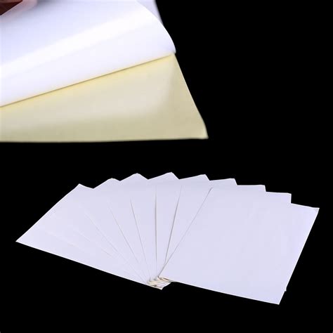 100 sheets/Lot A4 Blank Waterproof Sticker Paper Matte White Vinyl ...