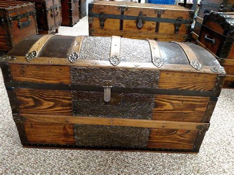 Antique Refinished Trunks