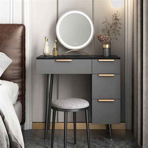 Light Luxury Dressing Table Storage Cabinet Integrated Bedroom Etsy