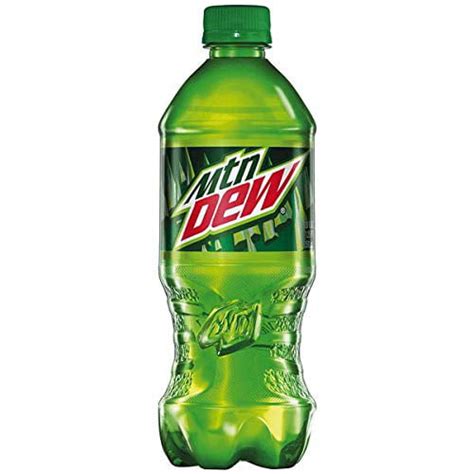Mountain Dew 20 Oz Soda Bottles Pack Of 24