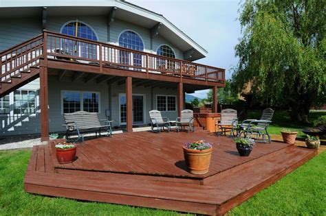 Deck Extended Patio Backyard Stunning Modern Designs That Will Extend