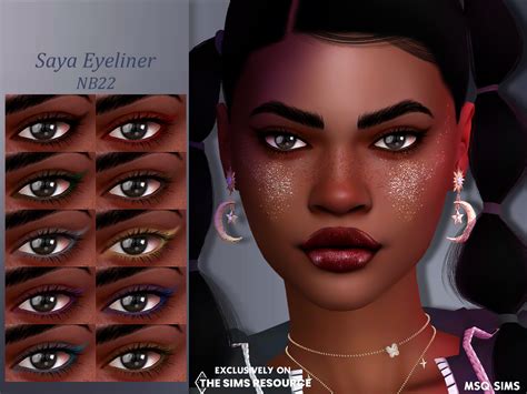 Saya Eyeliner At Msq Sims Sims 4 Updates