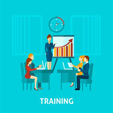 Business Training Flat Icon 459240 Vector Art At Vecteezy