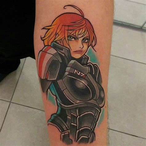 Videogametatts 🎨🎮 On Instagram Amazing Mass Effect Tattoo By