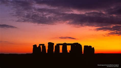 Hd Wallpaper Stonehenge At Sunset Wiltshire England Europe