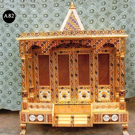 Brass Meenakari Temples At Best Price In Mumbai Shringar Handicraft