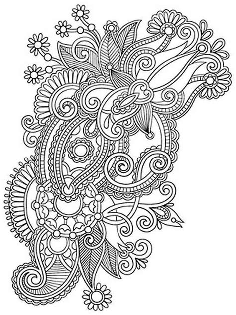 Intricate Coloring Pages For Adults Free Printable Intricate Coloring