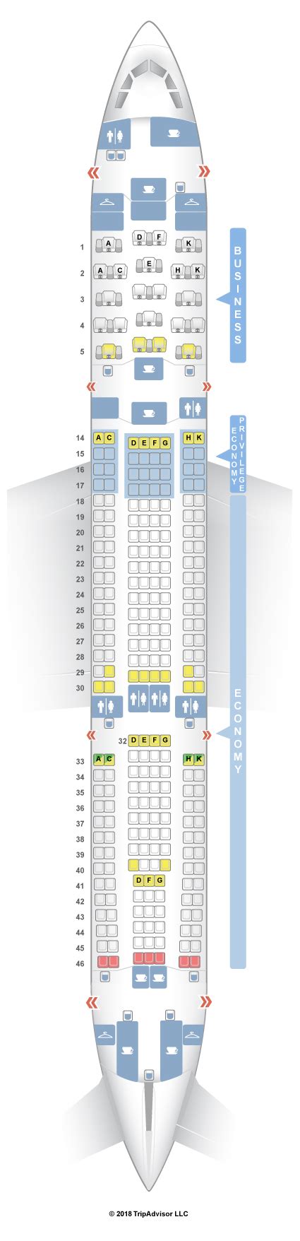 Seatguru Seat Map Brussels Airlines