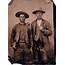 2 Authentic Cowboys Tintype Found In Ft Worth Texas Note The Leather 