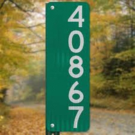 Improve Your Safety With 911 Reflective Address Signs Dornbos Sign
