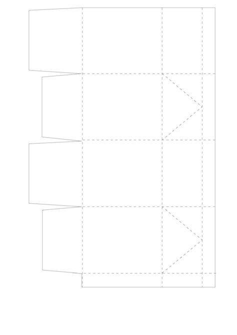 cupcake box folding template printable