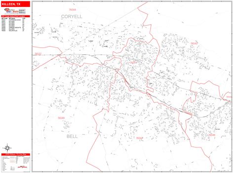 Killeen Tx Zip Code Map - Printable Maps Online